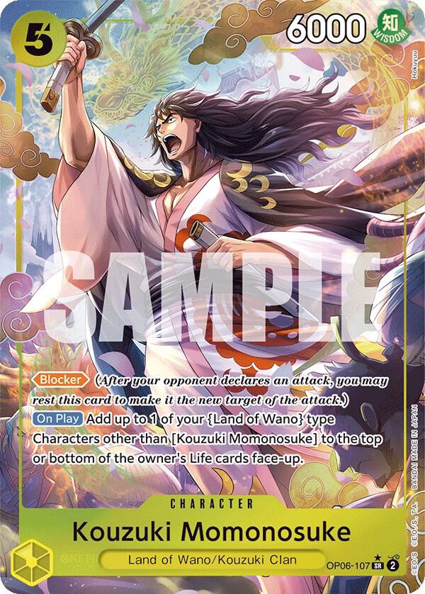 Kouzuki Momonosuke (Alternate Art) | Wings of the Captain #OP06-107