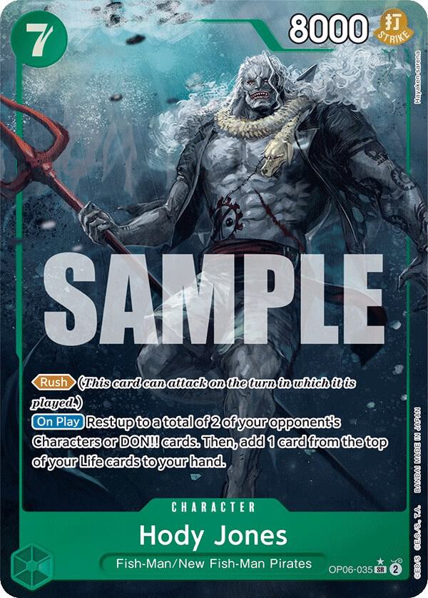 Hody Jones (035) (Alternate Art) | Wings of the Captain #OP06-035