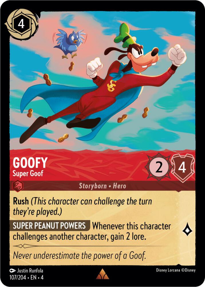Goofy - Super Goof - Ursula's Return (4) Cold Foil