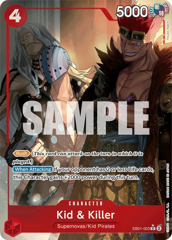 Kid & Killer (Alternate Art) | Extra Booster: Memorial Collection #EB01-003