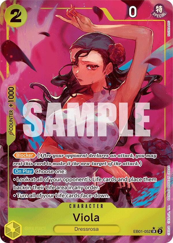 Viola (Alternate Art) | Extra Booster: Memorial Collection #EB01-052