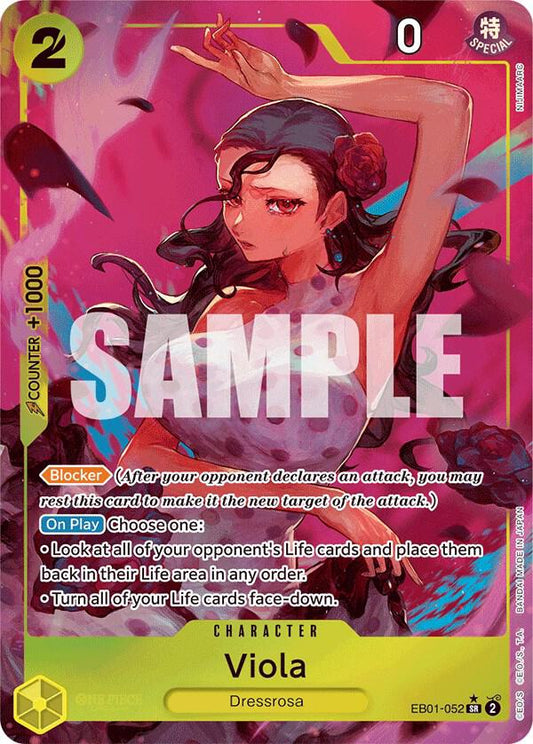 Viola (Alternate Art) | Extra Booster: Memorial Collection #EB01-052