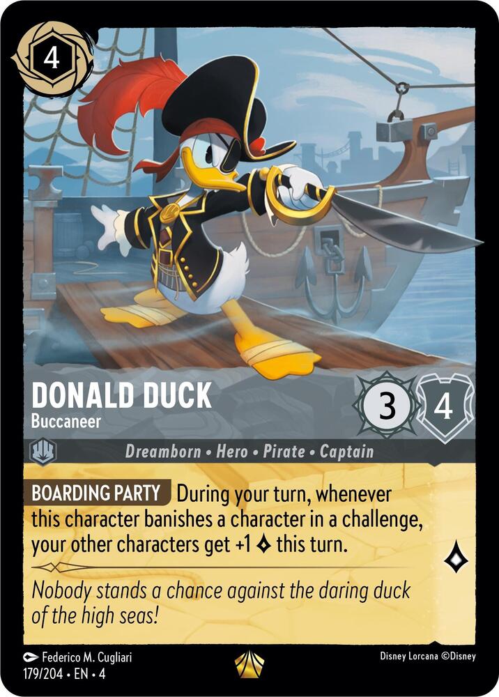 Donald Duck - Buccaneer - Ursula's Return (4) Cold Foil