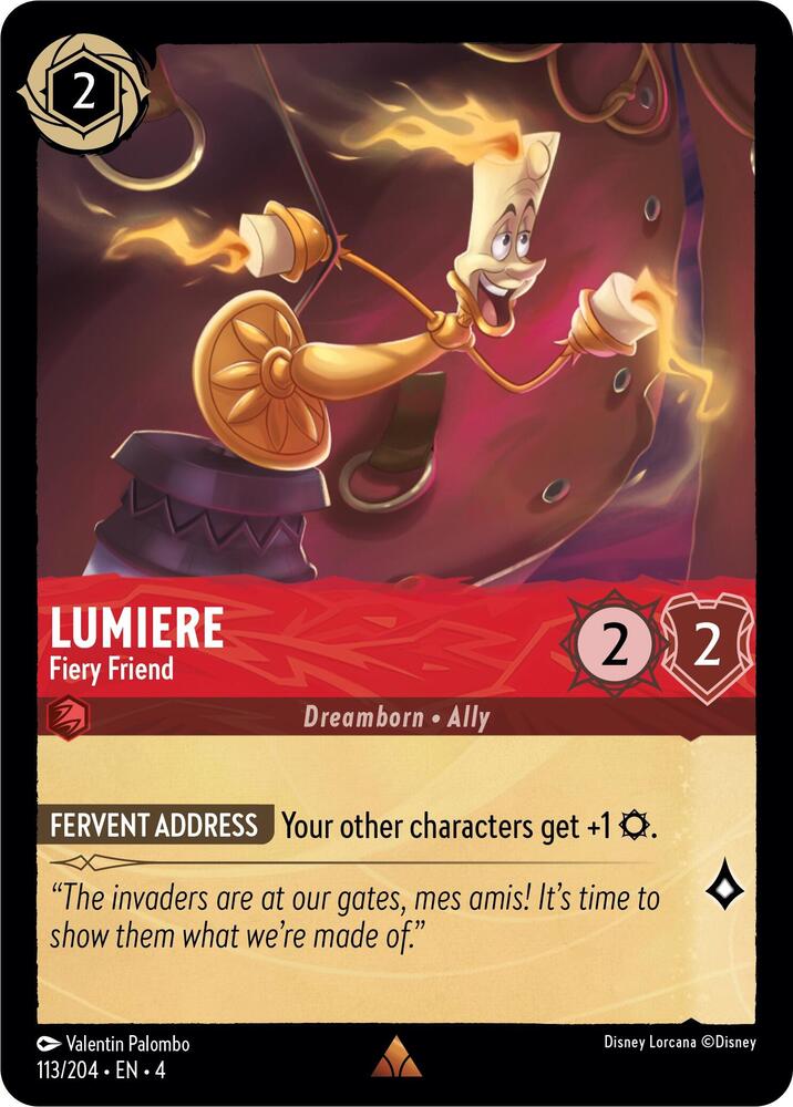 Lumiere - Fiery Friend - Ursula's Return (4) Cold Foil