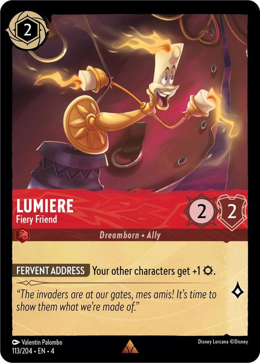 Lumiere - Fiery Friend - Ursula's Return (4) Cold Foil