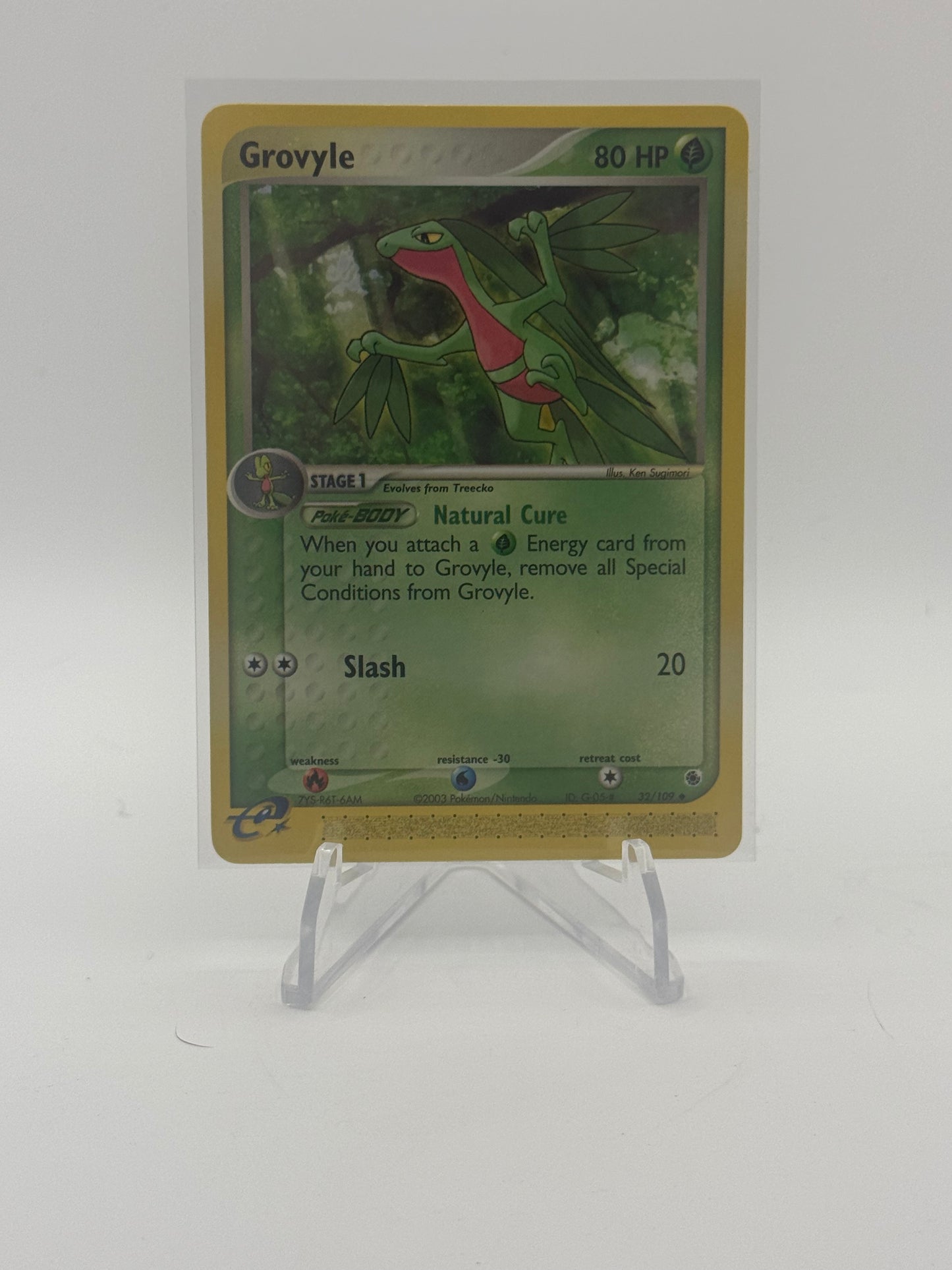 Grovyle - 32/109 - Ruby and Sapphire NM