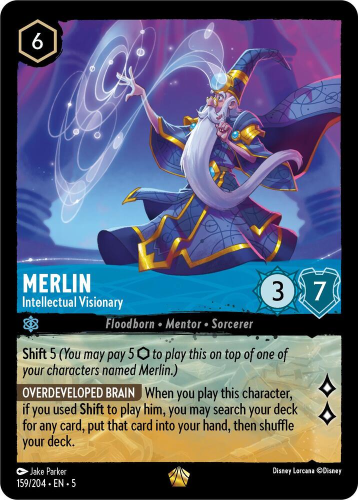 Merlin - Intellectual Visionary | Shimmering Skies #159/204