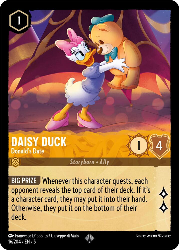 Daisy Duck - Donald's Date - Shimmering Skies (5) Cold Foil