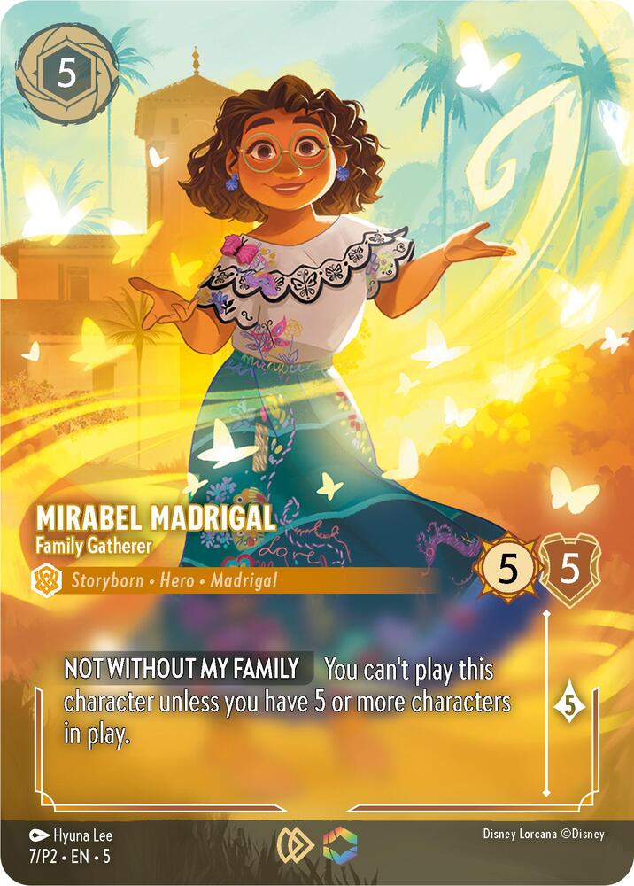 Mirabel Madrigal - Family Gatherer (Store Championship) | Disney Lorcana Promo Cards #7