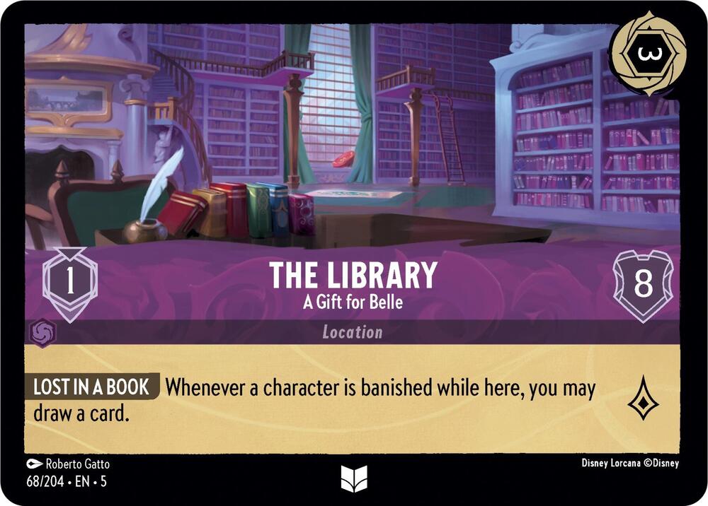 The Library - A Gift for Belle - Shimmering Skies (5) Cold Foil