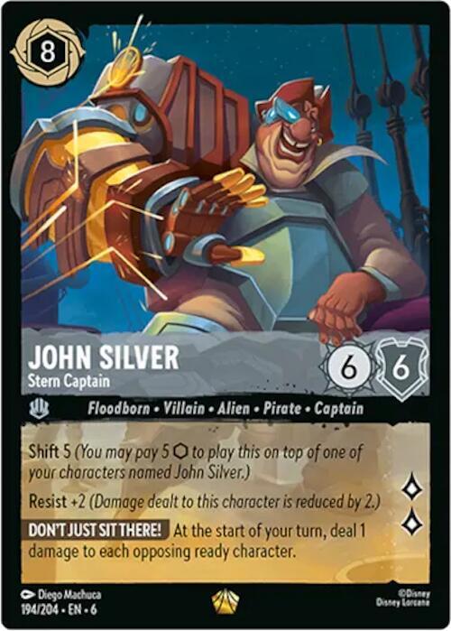 John Silver - Stern Captain | Azurite Sea #194/204