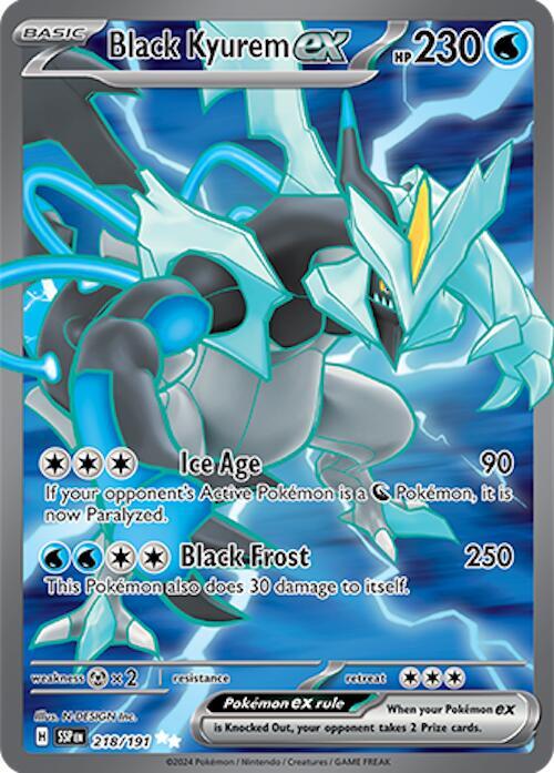 Black Kyurem ex - 218/191 | SV08: Surging Sparks #218/191