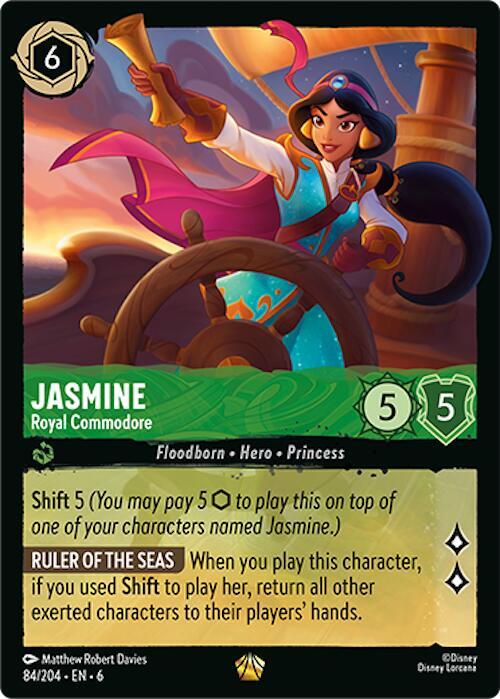 Jasmine - Royal Commodore - Azurite Sea (6) Cold Foil