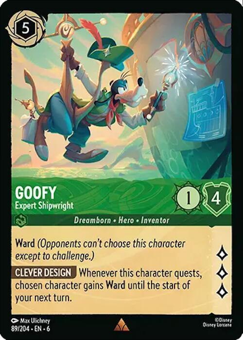 Goofy - Expert Shipwright - Azurite Sea (6) Cold Foil