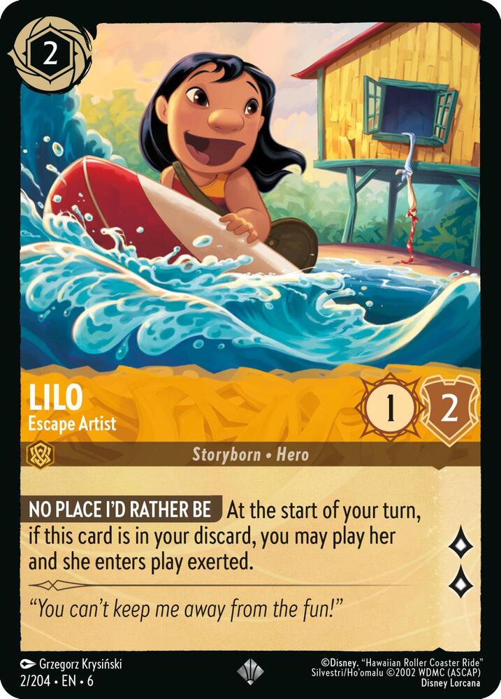 Lilo - Escape Artist | Azurite Sea #2/204