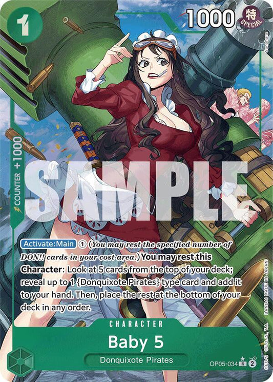 Baby 5 (OP05-034) (Alternate Art) | Premium Booster -The Best- #OP05-034