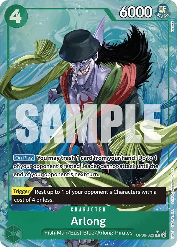 Arlong (Alternate Art) | Premium Booster -The Best- #OP06-023
