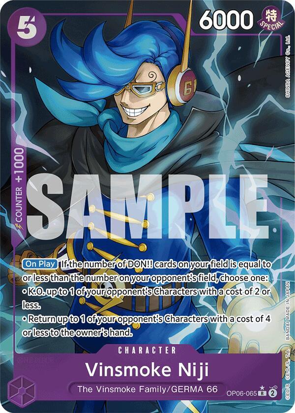 Vinsmoke Niji (OP06-065) (Alternate Art) | Premium Booster -The Best- #OP06-065
