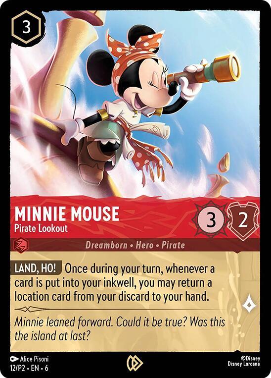 Minnie Mouse - Pirate Lookout - Disney Lorcana Promo Cards (DLPC)