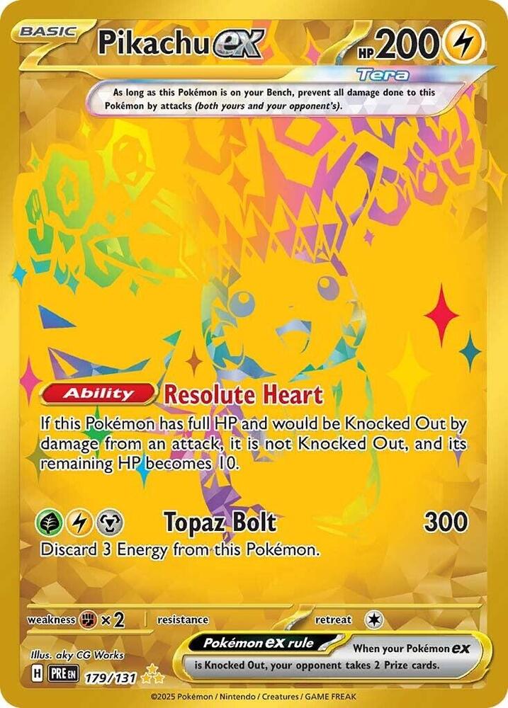Pikachu ex - 179/131 | SV: Prismatic Evolutions #179/131