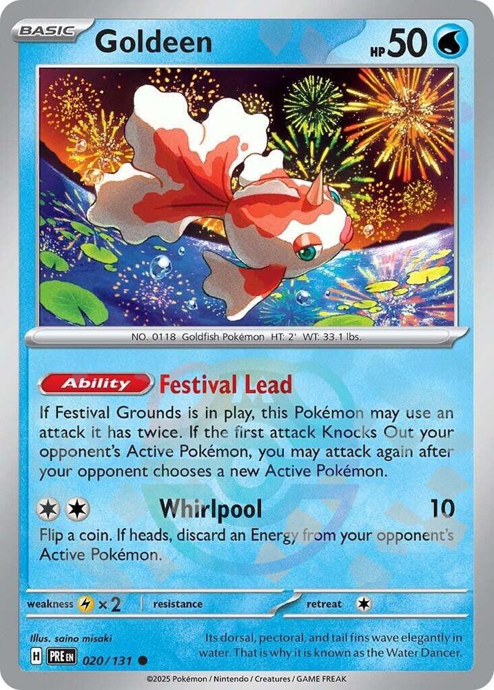 Goldeen (Master Ball Pattern) | SV: Prismatic Evolutions #020/131