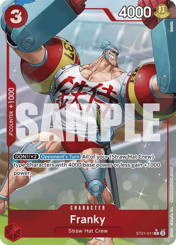 Franky (Parallel) - Starter Deck EX: Gear 5 (ST-21)
