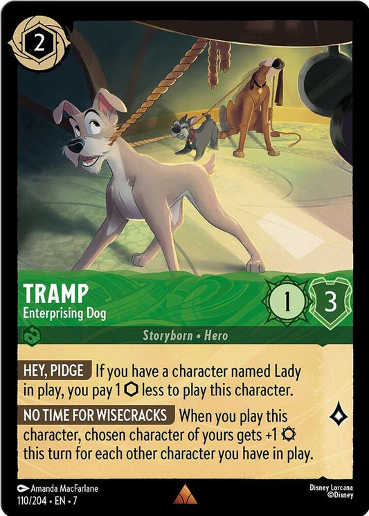 Tramp - Enterprising Dog - Archazia's Island (7) Cold Foil