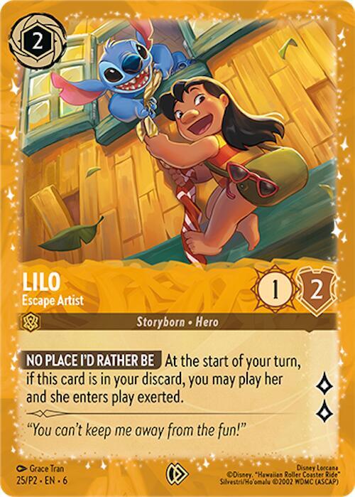 Lilo - Escape Artist - Disney Lorcana Promo Cards (DLPC)