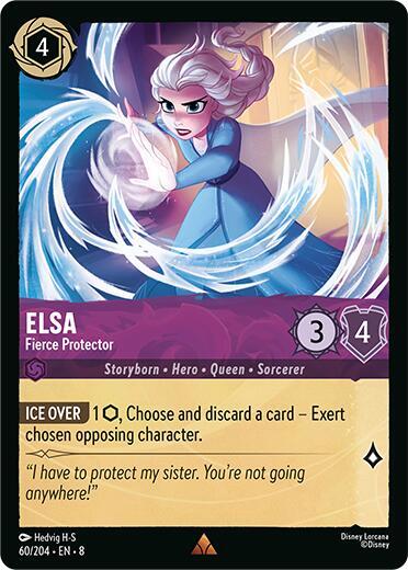 Elsa - Fierce Protector - Reign of Jafar (8) Cold Foil