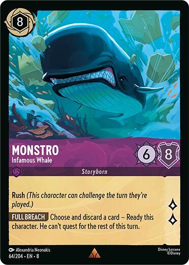 Monstro - Infamous Whale - Reign of Jafar (8) Cold Foil