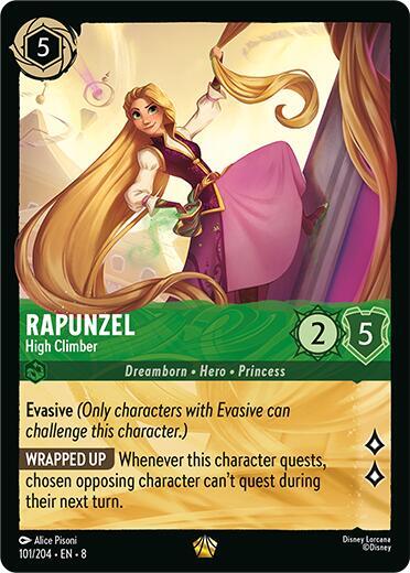 Rapunzel - High Climber - Reign of Jafar (8) Cold Foil