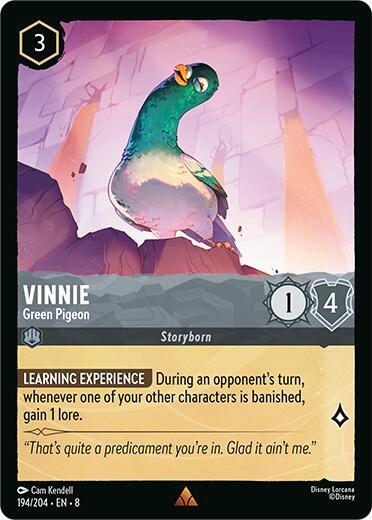 Vinnie - Green Pigeon - Reign of Jafar (8) Cold Foil