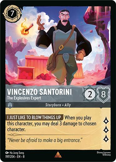 Vincenzo Santorini - The Explosives Expert - Reign of Jafar (8) Cold Foil