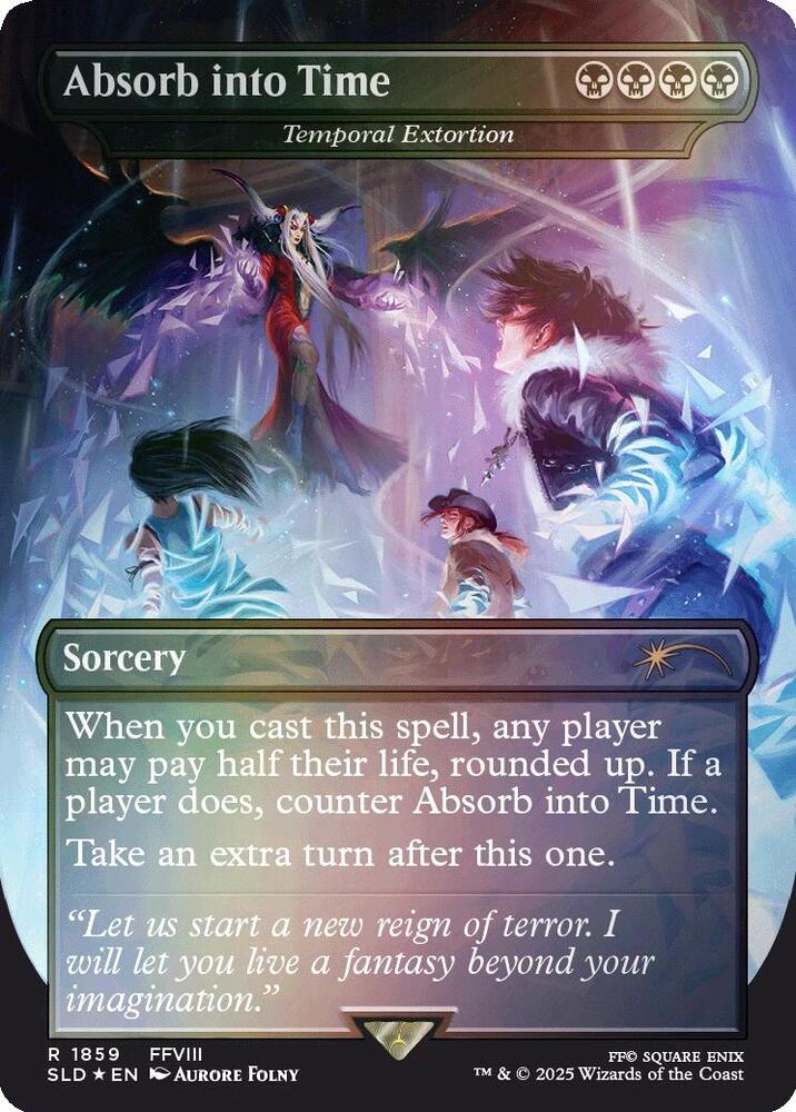 Absorb into Time - Temporal Extortion (Rainbow Foil) | Secret Lair Drop Series #1859