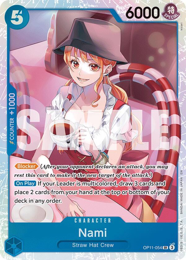 Nami (054) | A Fist of Divine Speed #OP11-054