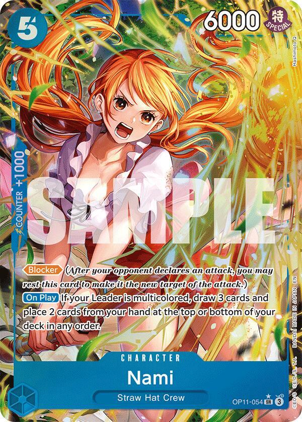 Nami (054) (Alternate Art) | A Fist of Divine Speed #OP11-054