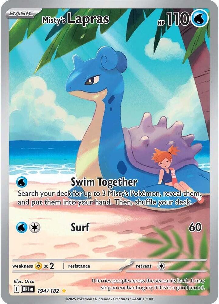 Misty's Lapras - 194/182 | SV10: Destined Rivals #194/182