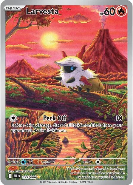 Larvesta - 099/086 | SV: Black Bolt #099/086