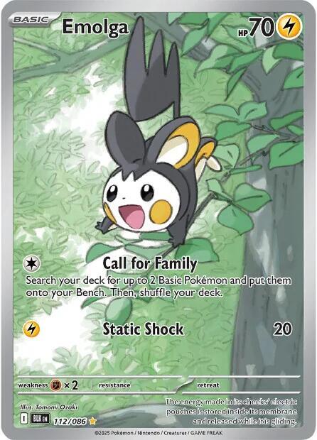 Emolga - 112/086 | SV: Black Bolt #112/086