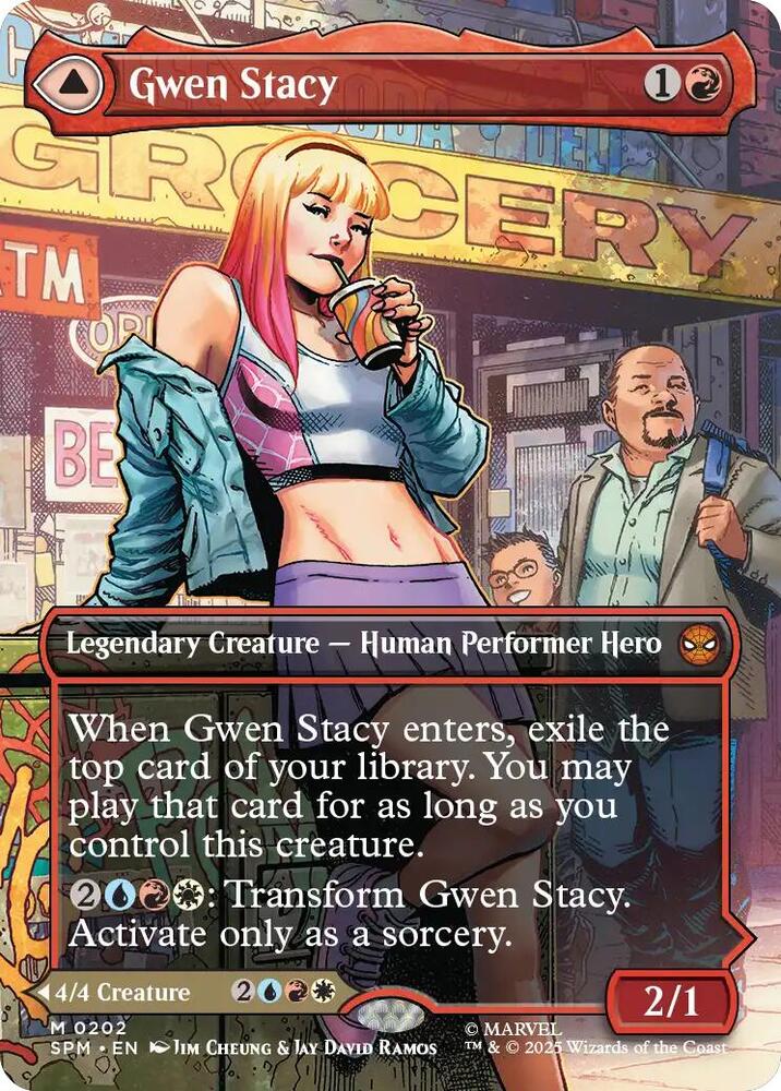 Gwen Stacy (0202) (Borderless) | Marvel's Spider-Man #202