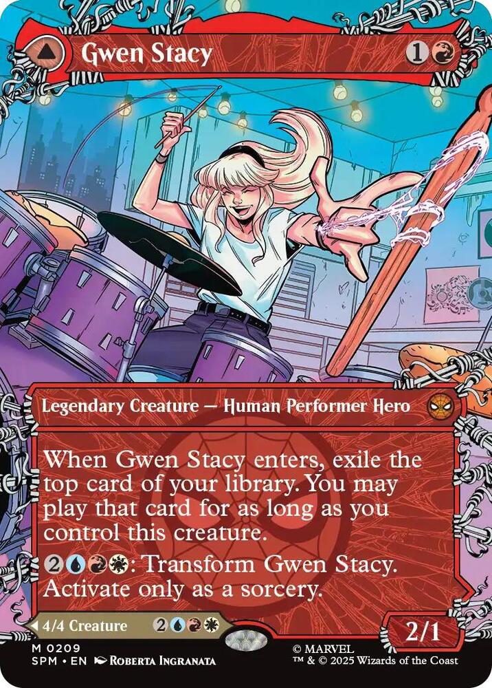 Gwen Stacy (0209) (Borderless) | Marvel's Spider-Man #209