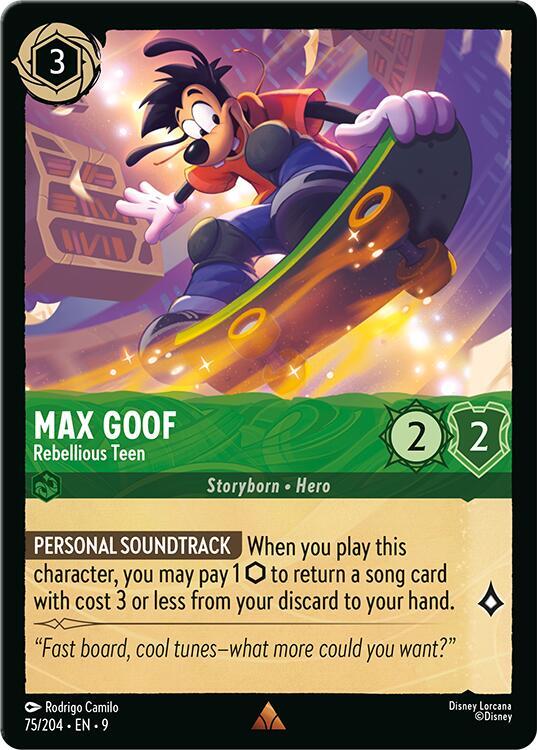 Max Goof - Rebellious Teen - Fabled (9) Cold Foil