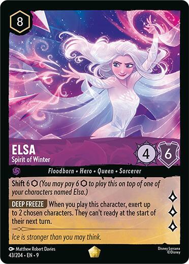 Elsa - Spirit of Winter - Fabled (9) Cold Foil