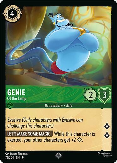 Genie - Of the Lamp - Fabled (9) Cold Foil