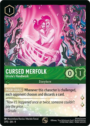 Cursed Merfolk - Ursula's Handiwork - Disney Lorcana Promo Cards (DLPC)