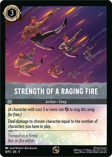 Strength of a Raging Fire - Disney Lorcana Promo Cards (DLPC)