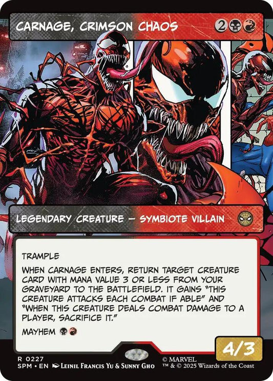 Carnage, Crimson Chaos (Borderless) | Marvel's Spider-Man #227