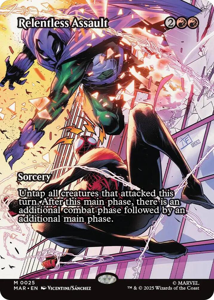 Relentless Assault (Borderless) | Marvel Universe Eternal-Legal #25