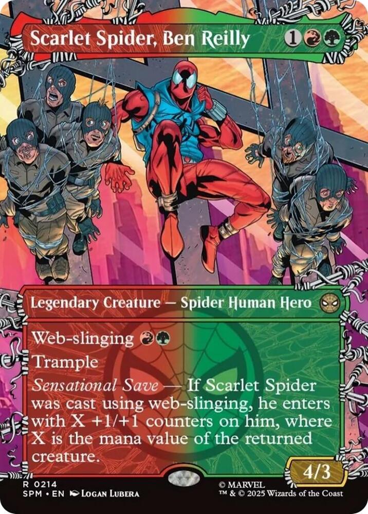 Scarlet Spider, Ben Reilly (Borderless) | Marvel's Spider-Man #214