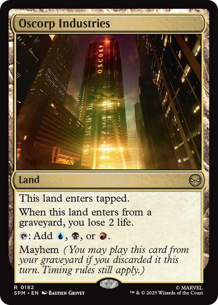 Oscorp Industries | Marvel's Spider-Man #182